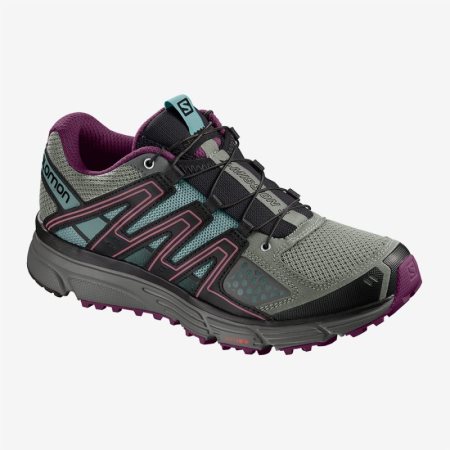 Salomon X-MISSION 3 W Womens Running Shoes Grey UK EGOR